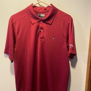 Callaway Men's Deep Red Polo Shirt